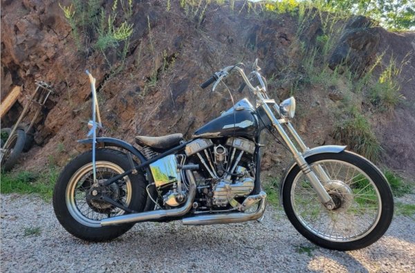 画像1: ハーレーダビッドソン　パンヘッド　リジット　チョッパー　 panhead (1)